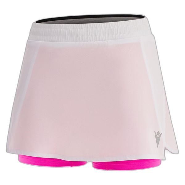 Damskie spódnico-spodenki Macron CC Cecilia. Białe szorty damskie Macron, bez wzorów, sportowe. Za 252.00 zł.