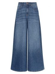 MOSS COPENHAGEN Dżinsy - Wide leg - w kolorze niebieskim rozmiar: S. Niebieskie jeansy damskie MOSS COPENHAGEN, z podwyższonym stanem. Za 199.95 zł.