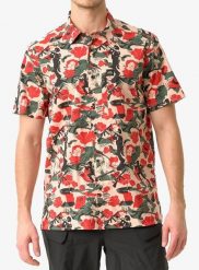 Koszula turystyczna Helikon-Tex Tactical Hawaiian Short Sleeve. Brązowe koszule męskie HELIKON-TEX, l, bez wzorów, z bawełny, bez kołnierzyka, bez ramiączek. Za 285.99 zł.