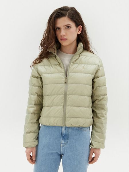 Calvin Klein Jeans Kurtka puchowa J20J224698 Beżowy Regular Fit. Brązowe kurtki damskie Calvin Klein Jeans, s, bez wzorów, z jeansu, bez kaptura. Za 519.99 zł.