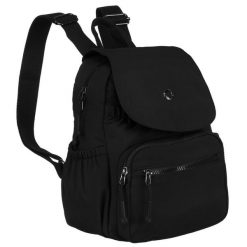 Plecak damski Peterson PTN CSM-13 czarny. Czarne plecaki damskie Peterson, bez wzorów, eleganckie. Za 109.99 zł.