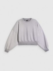 4F Bluza dresowa loose bez kaptura damska - szara M. Szare bluzy bez kaptura damskie 4f, m, z dresówki. Za 169.99 zł.