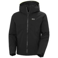 Kurtka narciarska Helly Hansen Panoramic. Czarne kurtki męskie Helly Hansen, m, bez wzorów, z poliesteru, bez kaptura, narciarskie, primaloft. Za 1,211.00 zł.