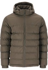 Kurtka z kapturem Whistler Carseno. Brązowe kurtki narciarskie i snowboardowe damskie WHISTLER, l, bez wzorów, z materiału, z kapturem, na golfa. Za 329.50 zł.