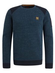 PME Legend Sweter w kolorze granatowym rozmiar: 3XL. Niebieskie swetry męskie PME Legend, xl, bez wzorów, z bawełny, bez kołnierzyka. Za 262.29 zł.