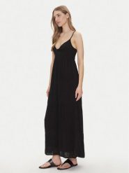 ONLY Sukienka letnia Chiara 15346832 Czarny Regular Fit. Czarne sukienki damskie Only, na lato, l, bez wzorów, z wiskozy, bez kołnierzyka, bez ramiączek. Za 209.99 zł.