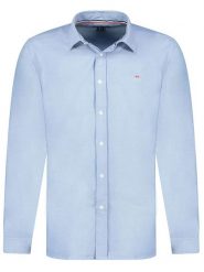 Geographical Norway Koszula "Zac" - Regular fit - w kolorze błękitnym rozmiar: L. Niebieskie koszule męskie Geographical Norway, l, bez wzorów, bez kołnierzyka, bez ramiączek. Za 86.78 zł.