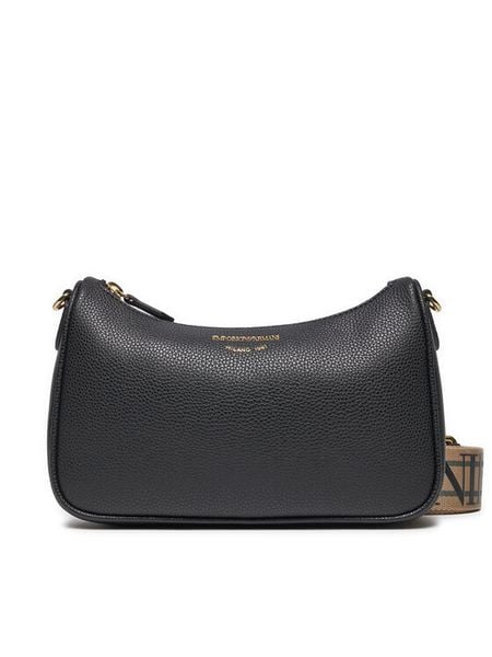 Emporio Armani Torebka EW000539 AF12103 MC032 Czarny. Czarne listonoszki damskie Emporio Armani, bez wzorów, ze skóry, bez dodatków. Za 459.99 zł.