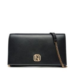 Torebka Elisabetta Franchi. Czarne torebki klasyczne damskie Elisabetta Franchi, bez wzorów, wizytowe, bez kołnierzyka, bez ramiączek. Za 2,549.00 zł.