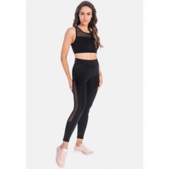 Legginsy na siłownię damskie Teyli Mappy. Czarne legginsy damskie Teyli, xl, bez wzorów, z bawełny. Za 159.99 zł.