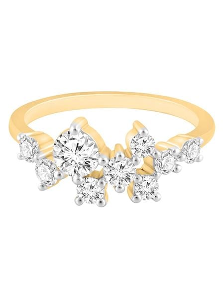 Diamonds lab grown Złoty pierścionek z diamentami rozmiar: 50. Żółte pierścionki damskie Diamonds lab grown, z diamentem, złote. Za 2,914.99 zł.