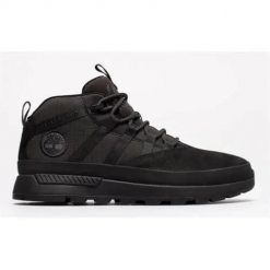Buty trekkingowe męskie Timberland TB1A5UWW001. Czarne buty trekkingowe męskie Timberland, na zimę, z materiału, za kostkę, bez zapięcia, trekkingowe. Za 539.99 zł.