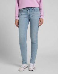 LEE SCARLETT DAMSKIE SPODNIE JEANSOWE SUNBLEACH L526BKMT 112320159. Spodnie materiałowe damskie Lee, bez wzorów, z jeansu. Za 209.99 zł.