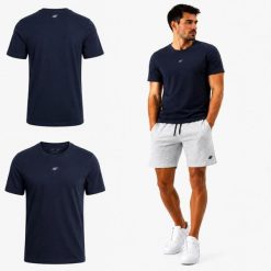 KOSZULKA MĘSKA 4F T-SHIRT NA CO DZIEŃ KOLEKCJA LIMITOWANA M3947 SS26. Szare t-shirty sportowe męskie 4f, m, z bawełny, bez ramiączek, na fitness i siłownię. Za 54.99 zł.
