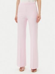 Imperial Spodnie palazzo P3E9JAW Różowy Wide Leg. Czerwone spodnie materiałowe damskie Imperial, bez wzorów, z materiału. Za 179.99 zł.