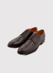 PAKO LORENTE - Ciemnobrązowe eleganckie buty męskie. Buty wizytowe męskie Pako Lorente, ze skóry, bez zapięcia. Za 599.99 zł.