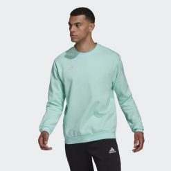 Bluza adidas Entrada 22. Zielone bluzy bez kaptura męskie Adidas, m. Za 182.50 zł.
