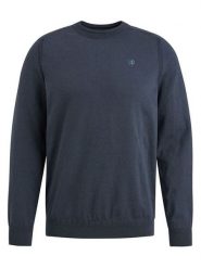 CAST IRON Sweter w kolorze granatowym rozmiar: XXL. Niebieskie swetry męskie CAST IRON, xxl, bez wzorów, bez kołnierzyka. Za 177.94 zł.