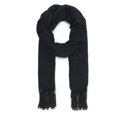 Szalik Jenny Fairy. Czarne szaliki i kominy damskie Jenny Fairy, bez wzorów. Za 49.99 zł.