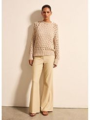 STEFANEL Spodnie w kolorze beżowym rozmiar: 34. Brązowe spodnie materiałowe damskie Stefanel, bez wzorów, z materiału. Za 208.99 zł.