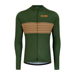 Męska koszulka rowerowa z długim rękawem - Onwards One. Zielone t-shirty sportowe męskie KEADA SPORTS, l, bez ramiączek, rowerowe. Za 332.00 zł.