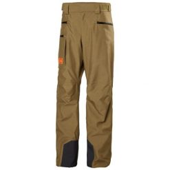 Spodnie narciarskie Helly Hansen Garibaldi 2.0. Brązowe spodnie materiałowe męskie Helly Hansen, bez wzorów, sportowe. W wyprzedaży za 1,085.00 zł.