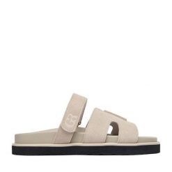 Klapki GINO ROSSI. Białe klapki damskie Gino Rossi, bez wzorów, bez obcasa. Za 179.99 zł.