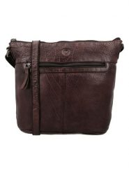 HIDE & STITCHES Skórzana torebka w kolorze brązowym - 29 x 24 x 10 cm rozmiar: onesize. Brązowe torebki klasyczne damskie HIDE & STITCHES, bez wzorów, z materiału, bez dodatków. Za 208.99 zł.