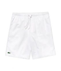 Lacoste Shorts. Szare szorty męskie Lacoste, bez wzorów, z materiału. Za 335.40 zł.