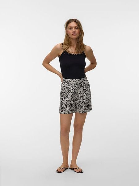 Vero Moda Top w kolorze czarnym rozmiar: M. Czarne topy damskie Vero Moda, m, bez wzorów, z bawełny, bez kołnierzyka. Za 75.34 zł.