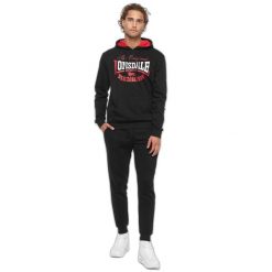 Bluza z kapturem Lonsdale Stotfield. Niebieskie bluzy z kapturem męskie Lonsdale, xl, z polaru. Za 297.50 zł.
