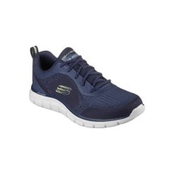 Buty sportowe męskie Skechers Track Glendor. Niebieskie buty sportowe na co dzień męskie Skechers, bez zapięcia. Za 239.99 zł.