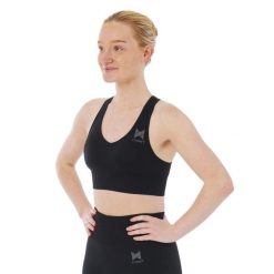 Xtreme Sportswear damski top sportowy Czarny. Czarne topy sportowe damskie XTREME SOCKSWEAR, s, bez wzorów, z materiału, bez ramiączek. Za 125.82 zł.