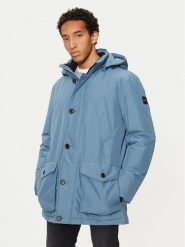 Boss Kurtka zimowa Osiass 50499551 Niebieski Regular Fit. Niebieskie kurtki męskie Boss, na zimę, m, bez wzorów, z syntetyku, bez kaptura. Za 1,469.00 zł.