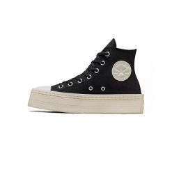 Buty sportowe Converse Chuck Taylor Modern. Czarne buty sportowe na co dzień damskie Converse, bez wzorów. Za 590.00 zł.