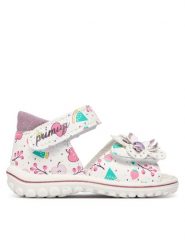 Primigi Sandały 1363300 Biały. Białe sandały dziewczęce Primigi, ze skóry, bez zapięcia. Za 249.99 zł.