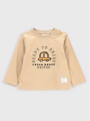 Coccodrillo Bluzka ZC2143104CON Beżowy Regular Fit. Brązowe t-shirty chłopięce COCCODRILLO, bez wzorów, z bawełny, bez ramiączek. Za 29.99 zł.