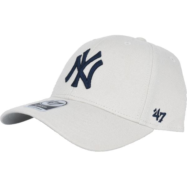 Czapka z daszkiem dla dorosłych 47 Brand New York Yankees MVP Cap. Brązowe czapki męskie 47 Brand, bez wzorów, z materiału, sportowe. Za 109.99 zł.