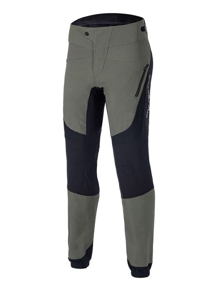 Protective Spodnie kolarskie "Dirty Magic" w kolorze oliwkowo-czarnym rozmiar: S. Brązowe spodnie materiałowe męskie Protective, z materiału. Za 156.61 zł.