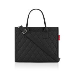 Torba DAILY SHOPPER BUSINESS, rhombus black. Czarne torby na laptopa damskie Reisenthel, bez wzorów. Za 313.00 zł.