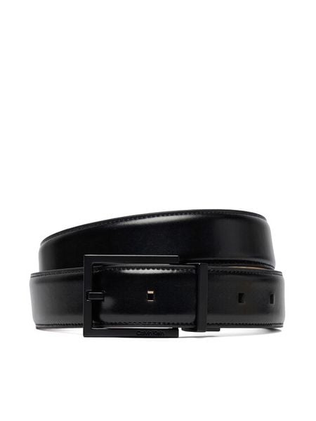 Calvin Klein Pasek Męski Square Buckle Smooth 32Mm Adj LV04D7026G Czarny. Czarne paski męskie CALVIN KLEIN, bez wzorów, ze skóry. Za 209.99 zł.