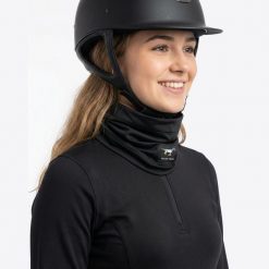Czapka-komin jeździecki 2 w 1 GALOP WEAR. Czarne szaliki dziecięce GALOP WEAR, z elastanu, bez ramiączek. Za 89.00 zł.