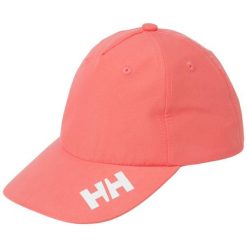Czapka z daszkiem Helly Hansen Crew Cap 2.0. Czerwone czapki męskie Helly Hansen, bez wzorów. Za 188.00 zł.