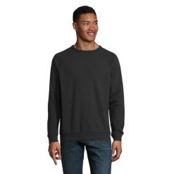 Bluza Sol's Nelson. Czarne bluzy bez kaptura męskie SOL'S, m, z bawełny. Za 148.75 zł.