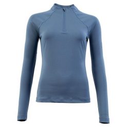 Damska koszulka jeździecka z długim rękawem BR Equitation CLX. Niebieskie t-shirty damskie BR, xs, bez wzorów, bez kołnierzyka. Za 302.00 zł.