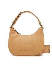 LOVE MOSCHINO Torebka JC4019PP1MLT0105 Beżowy. Brązowe torebki klasyczne damskie Love Moschino, bez wzorów, ze skóry, bez dodatków. Za 449.99 zł.
