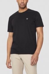 GUESS Granatowy bawełniany t-shirt męski Patch, Rozmiar XL. Niebieskie t-shirty męskie Guess, m, z aplikacjami, z bawełny, bez kołnierzyka. W wyprzedaży za 89.99 zł.