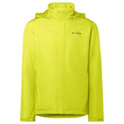 Kurtka wodoodporna VAUDE Escape Bike. Zielone kurtki męskie Vaude, bez wzorów, sportowe, z kapturem. Za 725.10 zł.