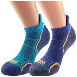 Jednowarstwowe Skarpetki Męskie Run Socklet - 2 Pary. Niebieskie skarpetki męskie 1000 MILE, bez wzorów. Za 125.00 zł.