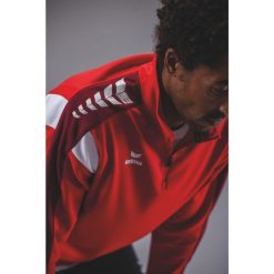Koszulka treningowa Erima Celebrate 125 Junior. Czerwone t-shirty damskie 55PROTEC, bez wzorów, z materiału, bez kołnierzyka. Za 274.99 zł.